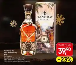 Spar Planteray XO 20th Anniversary Rum Angebot