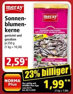 Norma Sonnenblumenkerne Angebot