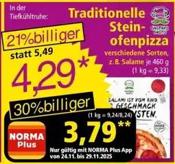 Norma Traditionelle Steinofenpizza Angebot