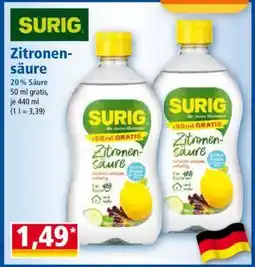 Norma Zitronensäure Angebot