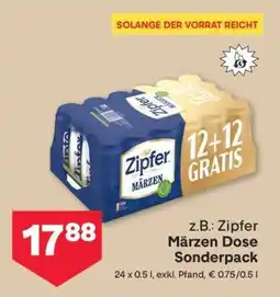 MPreis Zipfer Märzen Dose Sonderpack Angebot