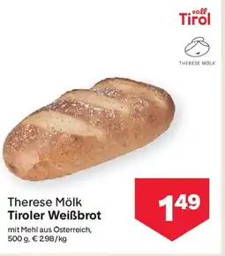 MPreis Therese mölk tiroler weißbrot Angebot