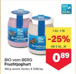 MPreis Bio vom berg fruchtjoghurt Angebot