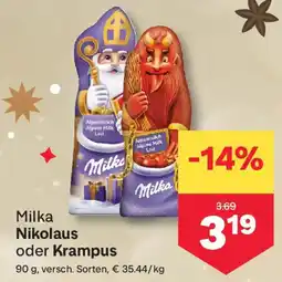 MPreis Milka nikolaus oder krampus Angebot