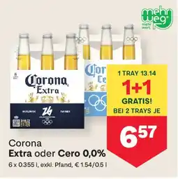 MPreis Corona extra oder cero 0,0% Angebot