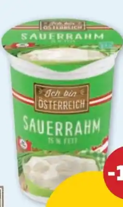PENNY Ich bin Österreich Sauerrahm Angebot