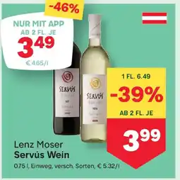 MPreis Lenz moser servús wein Angebot