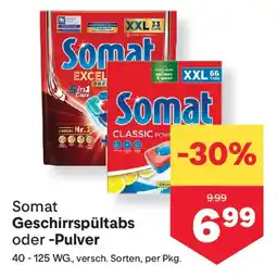 MPreis Somat geschirrspültabs oder pulver Angebot