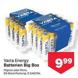 MPreis Varta energy batterien big box Angebot