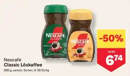 MPreis Nescafé classic löskaffee Angebot