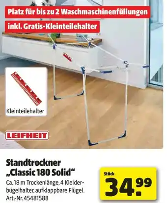 Liebmarkt Standtrockner classic 180 solid Angebot