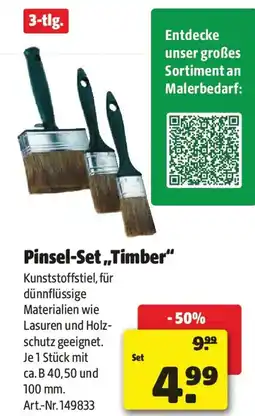 Liebmarkt Pinsel set timber Angebot