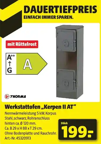 Liebmarkt Werkstattofen kerpen ii at Angebot