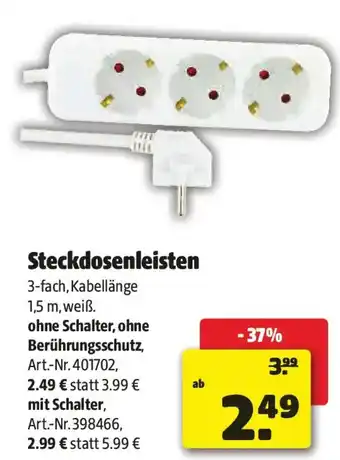 Liebmarkt Steckdosenleisten Angebot