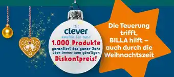 Billa Die teuerung trifft billa hilft auch durch die weihnachtszeit Angebot