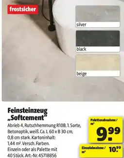 Liebmarkt Feinsteinzeug softcement Angebot