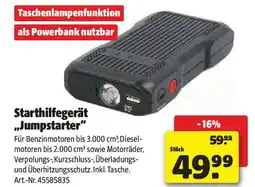 Liebmarkt Starthilfegerät jumpstarter Angebot