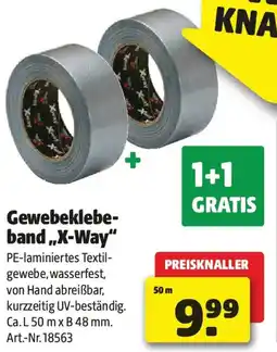 Liebmarkt Gewebeklebe band x way Angebot