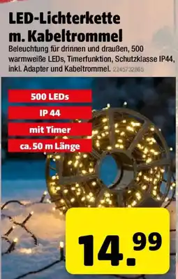Liebmarkt Led-lichterkette m. kabeltrommel Angebot