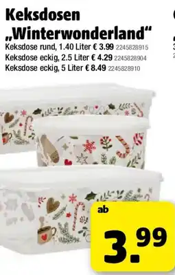 Liebmarkt Keksdosen winterwonderland Angebot