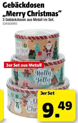 Liebmarkt Gebäckdosen Merry Christmas Angebot