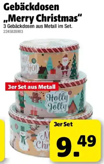 Liebmarkt Gebäckdosen Merry Christmas Angebot