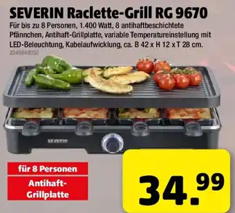 Liebmarkt Severin raclette-grill rg 9670 Angebot