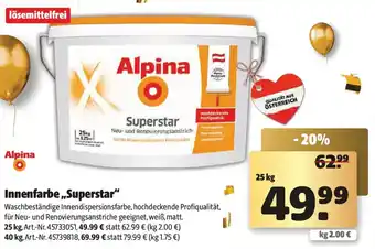 Liebmarkt Innenfarbe Superstar Angebot