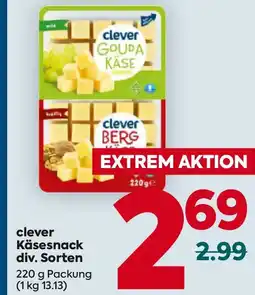 Billa Clever käsesnack Angebot