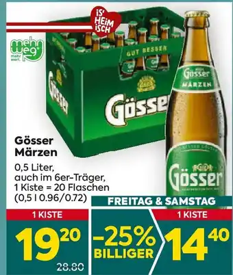 Billa Gösser märzen Angebot
