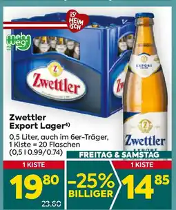 Billa Zwettler export lager4 Angebot