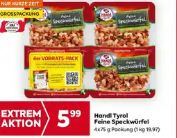 Billa Handl tyrol feine speckwürfel Angebot