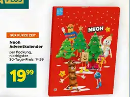 Billa Neoh adventkalender Angebot