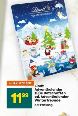 Billa Lindadventkalender süße botschaften od. adventkalender Angebot