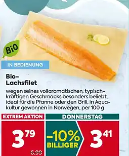 Billa Bio- Lachsfilet Angebot