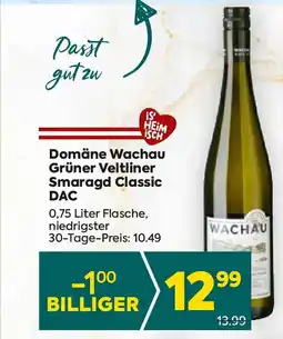 Billa Domäne wachau grüner veltliner smaragd classic dac Angebot