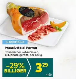 Billa Prosciutto di parma Angebot