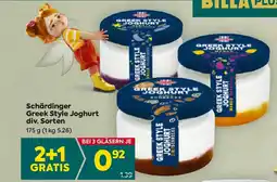 Billa Schärdinger greek style joghurt Angebot
