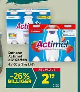 Billa Danone Actimel Angebot
