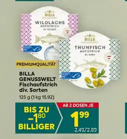 Billa Billa genusswelt fischaufstrich Angebot