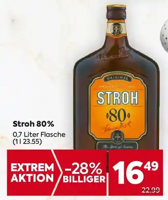 Billa Stroh 80% Angebot