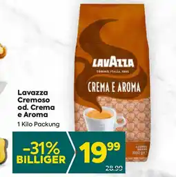 Billa Lavazza cremoso od. crema e Aroma Angebot
