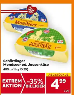 Billa Schärdinger mondseer od. jausenkäse Angebot