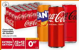Billa Coca-Cola Limonaden Angebot