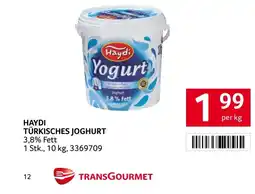 Transgourmet Haydi türkisches joghurt Angebot