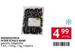 Transgourmet Miesmuscheln in der schale 60/80 Angebot