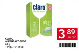 Transgourmet Claro alpensalz grob Angebot