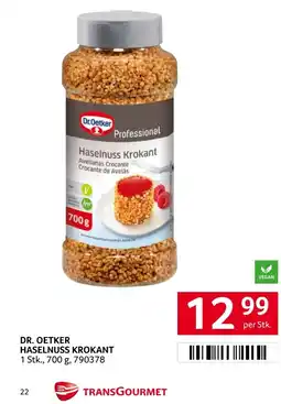 Transgourmet Dr. oetker haselnuss krokant Angebot
