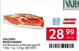 Transgourmet Vulcano rohschinken Angebot