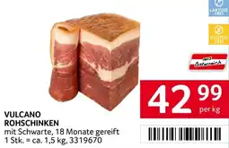 Transgourmet Vulcano rohschinken Angebot